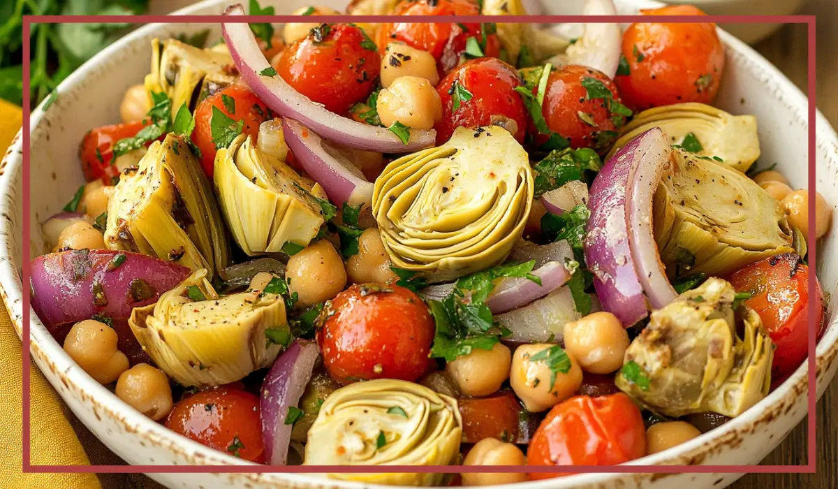 Tuscan Inspired Chickpea & Cherry Tomato Salad: Quick & Elegant